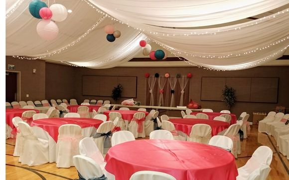Fabric Ceiling Draping With Lights By Creative Wedding And