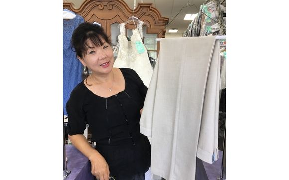 professional dry cleaning of pants & slacks by Q Cleaner & Tailor