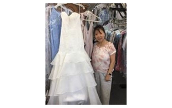 Wedding Dress Cleaning, Alterations & Preservation - FREE Q Mask by Q Cleaner & Tailor