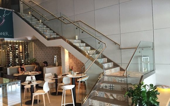 Glass & Stainless Steel Stairs by JC Builders, Corp.