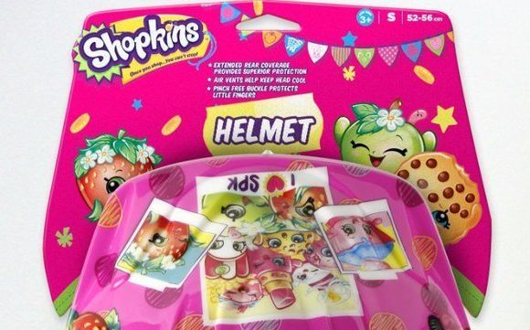 shopkins bike helmet