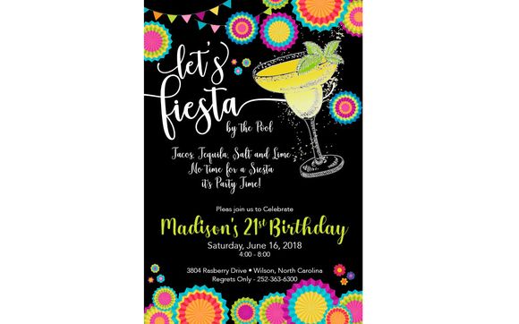 Custom designed invitations by Barrett's Printing House, Inc.