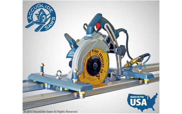 AccuGlide Classic Stone Saw & 12.5' Tracks by AccuGlide Saws