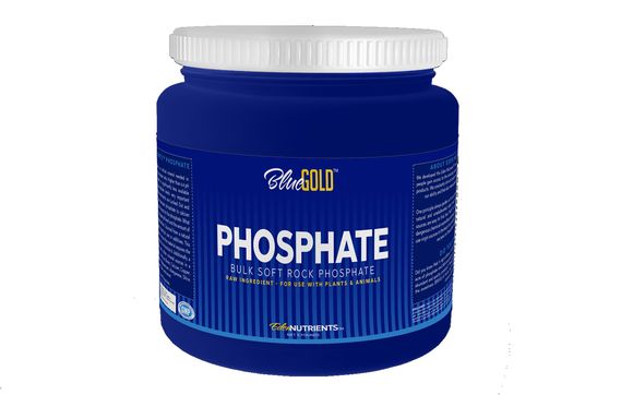 Blue Gold Bulk 5lb Eden Nutrients Pure Soft Rock Phosphate enriched with Calcium Mineral by Eden Blue Gold