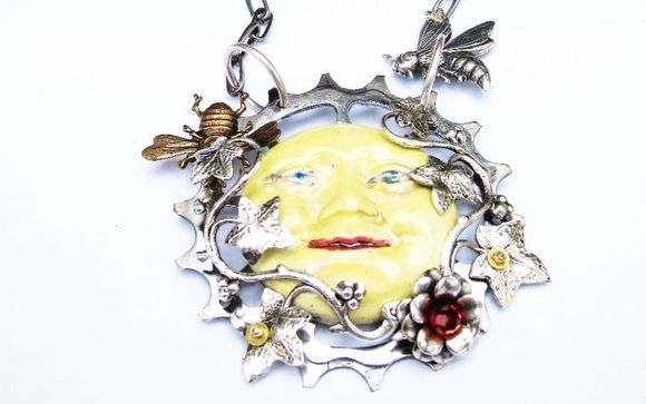 Handmade, original  jewelry desings using Vintage components, Copper, brass and silver. by Cathy Buckley Cat's Meow