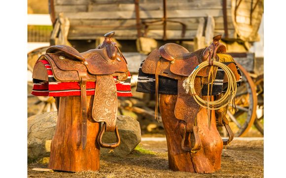 Cowboy saddle bar online stools