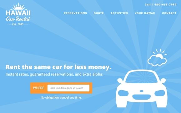 Discount Hawaii Car Rentals on all islands  by AA Aloha Cars-R-Us Inc