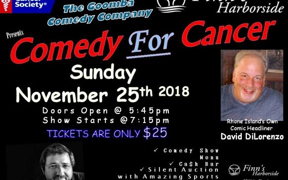 Comedy show fundraiser for Rhode Island Cancer Society. by Goomba Comedy Company