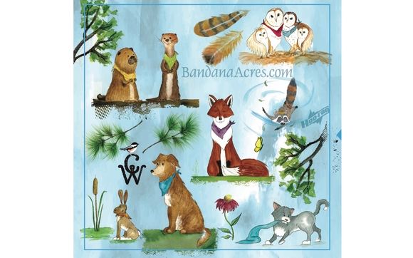 Hoo-rag or Headband by Chickadee Words, LLC