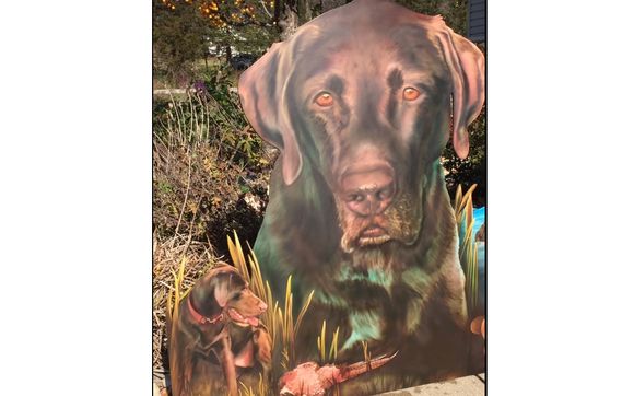 Pet Portraits make great family gifts!  by Underground Art Studios