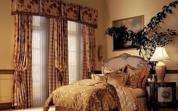 custom winndow treatments by Landis Decorating Inc
