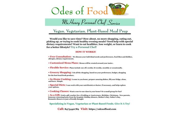 My Service by Odes of Food