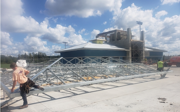 Installation of light gauge metal truss statewide by Burch Built Inc in ...