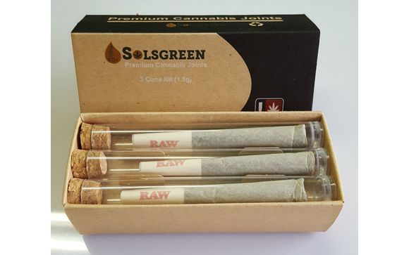 Solsgreen Prerolls - Kief & Oil Infused by GreenSea Distribution