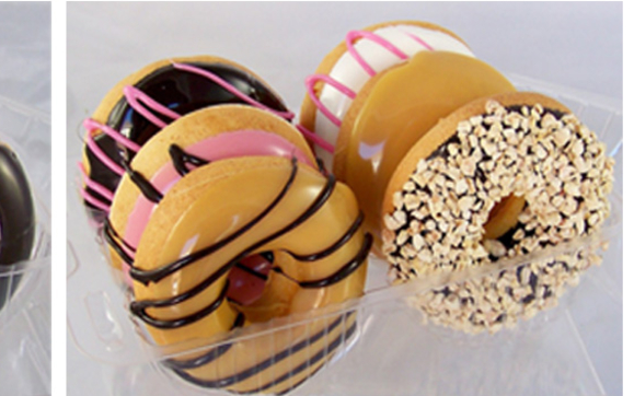 One Dozen (Pack of 12) Frosted Fake Donuts - 12 Pack of Artificial ...