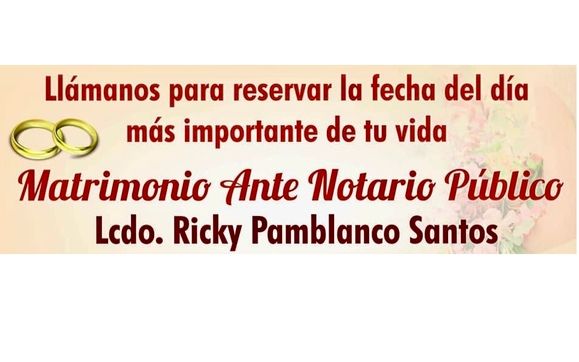 #mequierocasar  by Despacho Jurídico Lcdo Ricky Pamblanco Santos 
