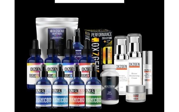 Oxzgen CBD products THC Free by Oxzgen CBD Wellness Products