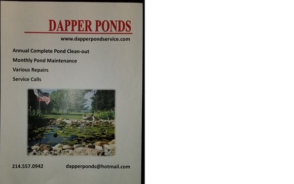 Dapper Ponds Koi Pond Service by DAPPER PONDS