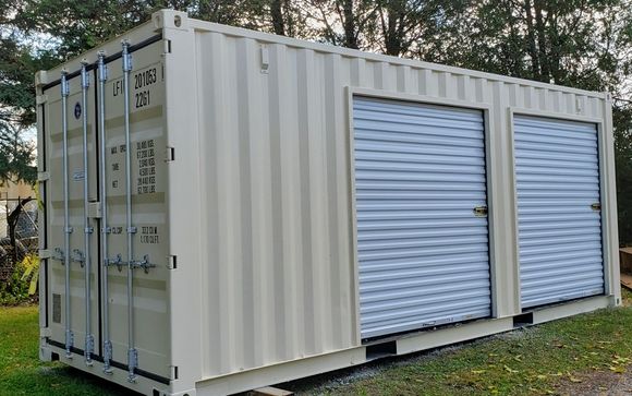Sea Container Conversions Adding Rollup Doors By Van Blanc Ent