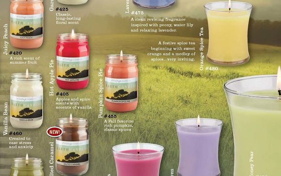 A EARTH COLLECTION Heritage Candles FUNDRAISER by Jo Ann Quarles/IBB2 CLUB