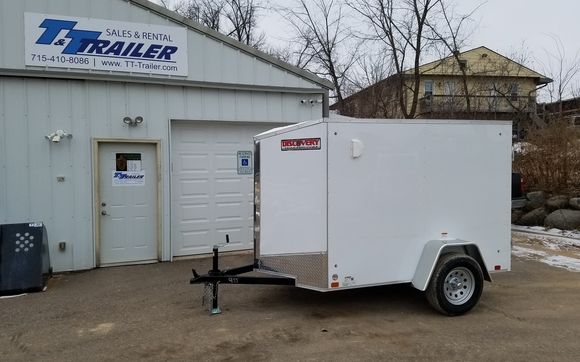 2019 Discovery Rover Et 5 X 8 V Nose Enclosed Trailer