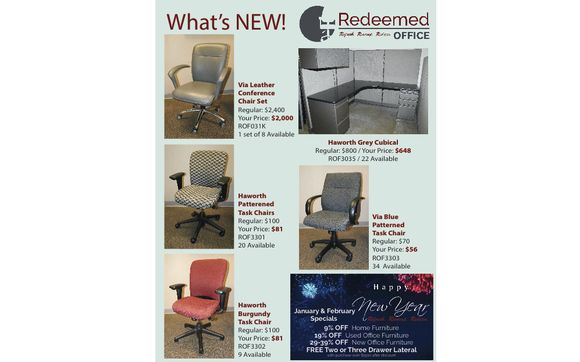 New chairs and deals! by Redeemed Office/Rinker's Installation