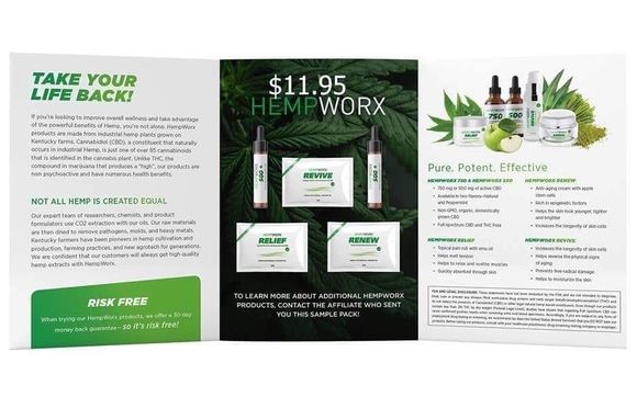 Samples of hempworx products by Hempworx My daily Choice in Lake