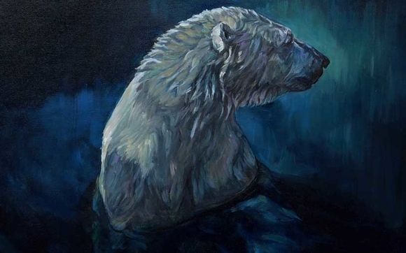 Polar Bear Paintings by Christine Montague