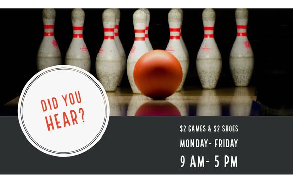 Bowling Before 5 PM by Western Bowl
