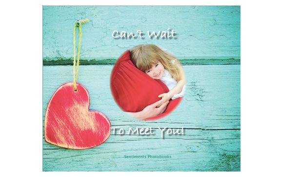 Can T Wait To Meet You By Sentiments Photobooks In Calgary Ab