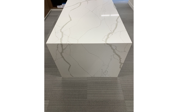 Waterfall Counter Top by Apollo Marble & Granite in Taylorsville, UT ...