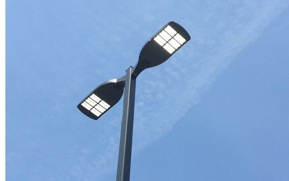 Texas LED Brand Parking Lot Shoebox by Texas LED Lighting