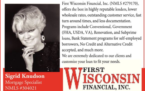 Mortgage Financing by First Wisconsin Financial
