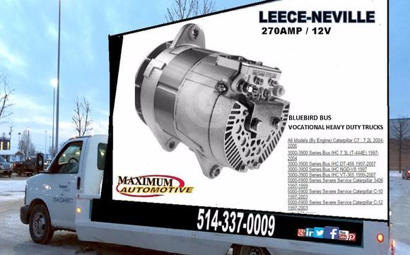 Leece Neville Alternator by MAXIMUM AUTOMOTIVE