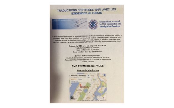 Uscis Ruah French Marriage Certificate Translations 45 By Rmb Premiere 8985