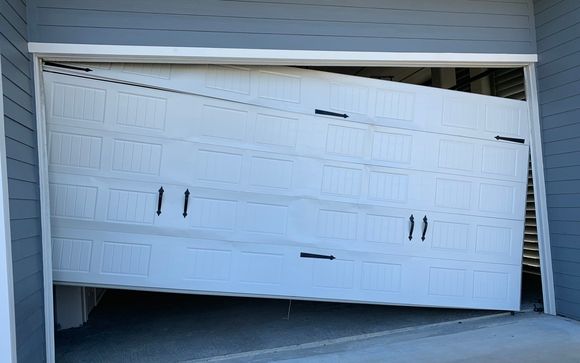 Door Off Track By Ab Garage Door Services Llc In Katy Tx