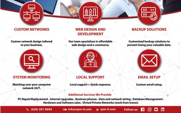 Free IT Visit and System Analysis by RPM Computing and Networking