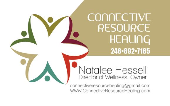 Business Card and Services by Connective Resource Healing LLC