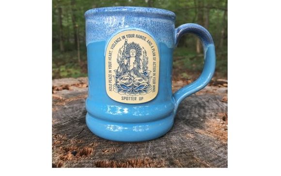 War Buddha Mug by Spotter Up