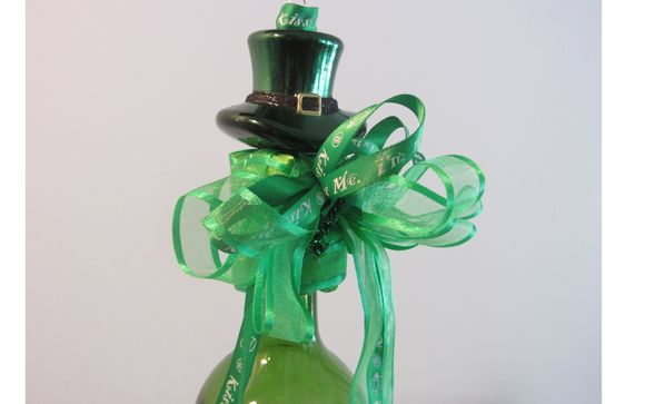 St. Patty's Day Hat Topper by Flowers by Karen
