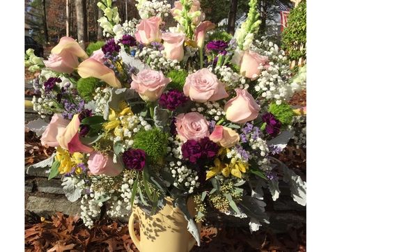 Large flower arrangement by Timeless Elegance Floral Design
