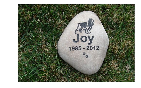 river rock pet memorials