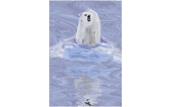 Out on a Floe P064 by artist, photographer, and manager at Fine Art by Stew