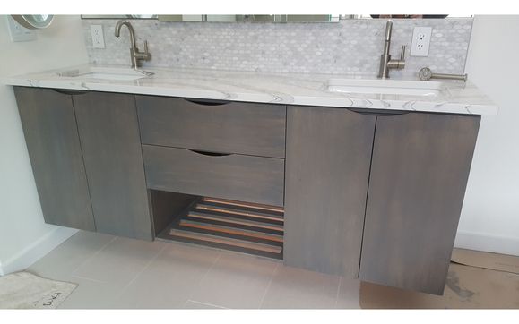 Bathroom Vanities by Venture woodworks