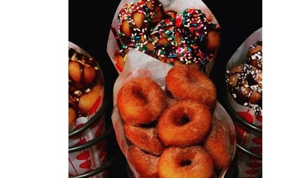Hot & Fresh Mini Cake Donuts  by LiL Dunkers Mini Donuts