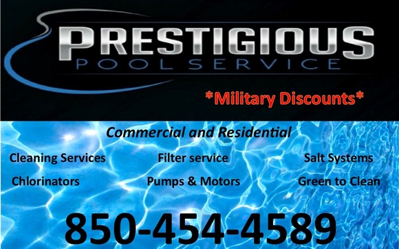 Military discounts by Prestigious Pool Service in Pensacola, FL - Alignable
