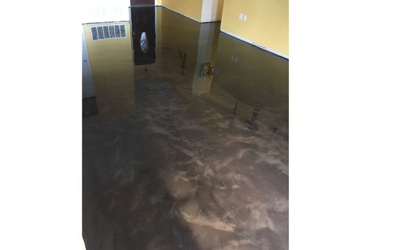 Designer Metallic Epoxy Flooring By Ultimate Concrete Finishes In