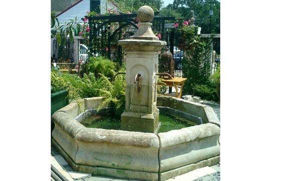stone casting of 17th century French Provincial Town Fountain  by  FRENCH FOUNTAINS, INC. & THE French Casting Company