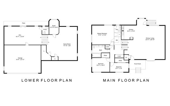Floor Plans Real Estate Service By J S Measor Interiors