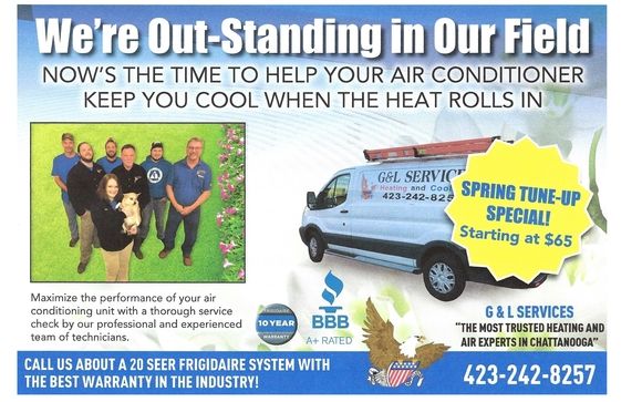 Spring Ahead of the Summer Heat by G & L Services Inc.  Heating and Cooling